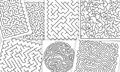 fancy maze puzzle generator