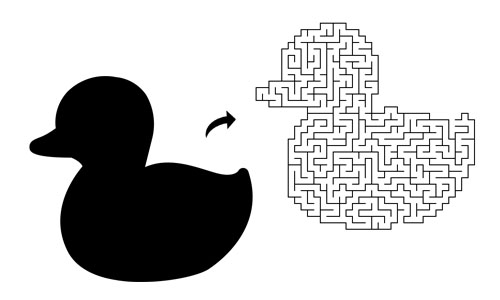 image maze puzzle generator