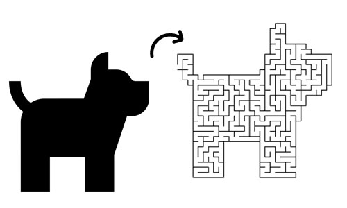 image maze puzzle generator