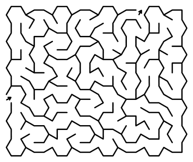 hexagon maze puzzle