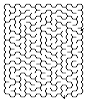 hexagonal maze puzzle