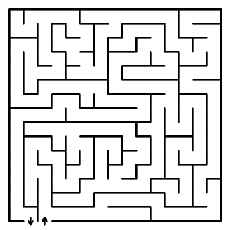 orthogonal maze puzzle